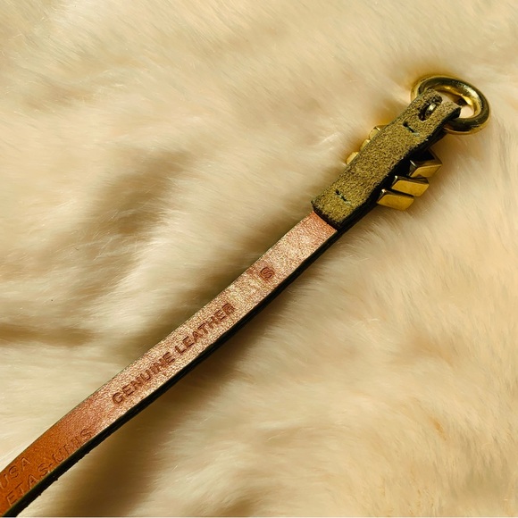 Free People Inversed Genuine Leather Skinny-Skinny Long Green Suede Belts - Picture 9 of 16